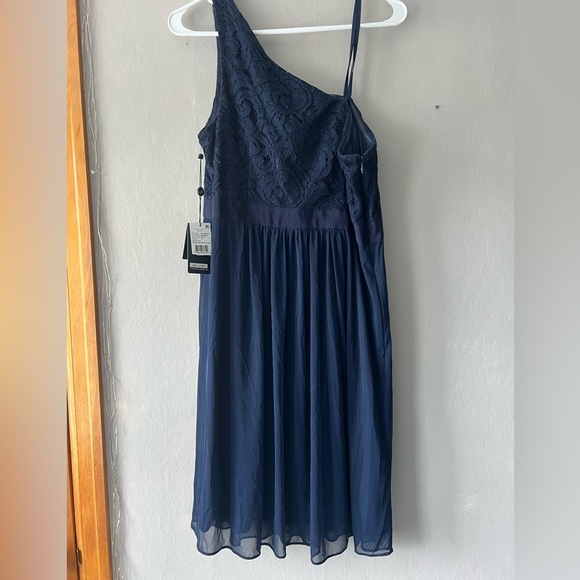 Adrianna Papell One Shoulder Dress - Picture 4 of 6